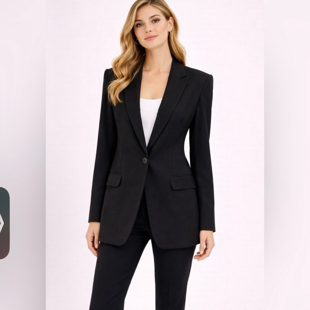 Norma Kamali Boyfriend Jacket Black size 8